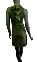 Zeige Bild Gugel Longshirt Kleid Medieval Pixie Boho grün Gr.38/40 3