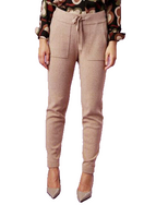 Zeige Bild Aniston Feinstrick Hose Damen Schnürung schwarz Schlupfhose Jogger Gr.34 3
