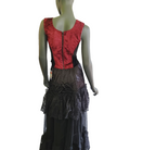 Zeige Bild Corsagentop Samt DreiEinigkeit Gothic Punk Medieval Witch lila Gr.34/36 3