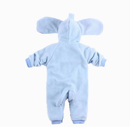 Elefant Baby Fleeceoverall Übergangsoverall Gr. 74