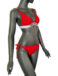 Tommy Hilfiger BikiniHose Half-String rot Gr.XL