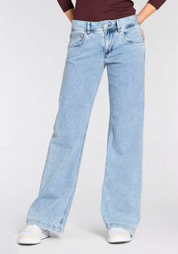 Herrlicher Jeans  Edna Flared Jeans Wide Leg Gr.W34 L32