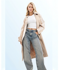 Zeige Bild Adidas Originals Trenchcoat Outdoorjacke beige Gr.S 36-38 2