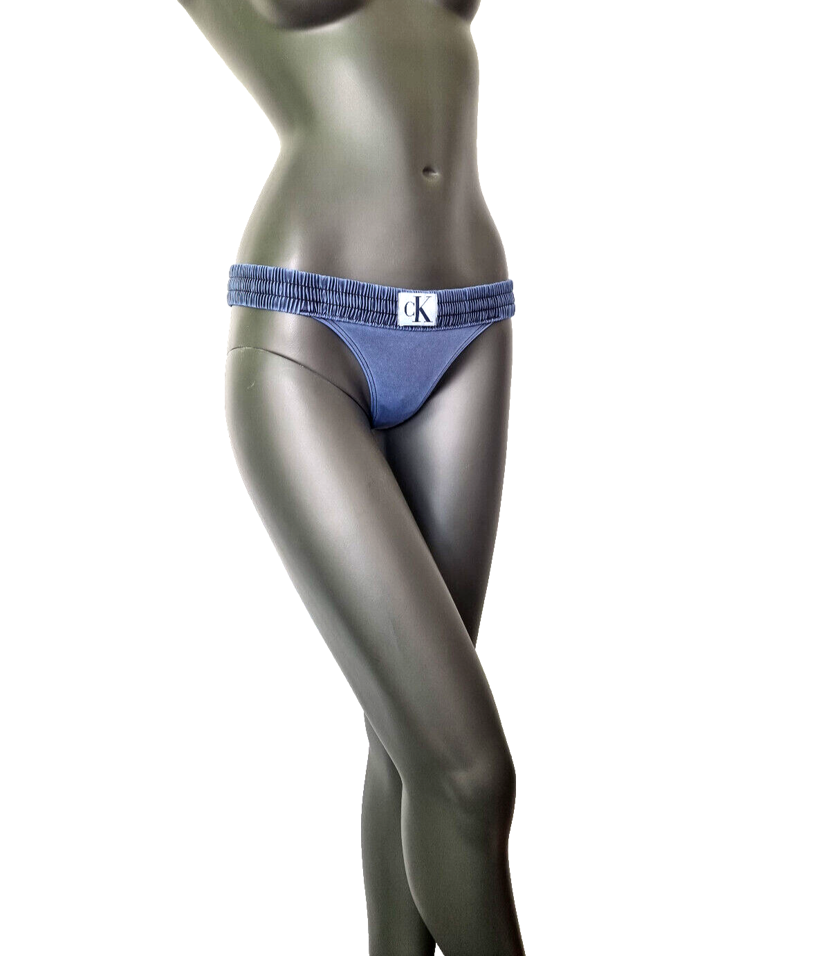 Calvin Klein Bikinihose blau brazilian half string Gr.S