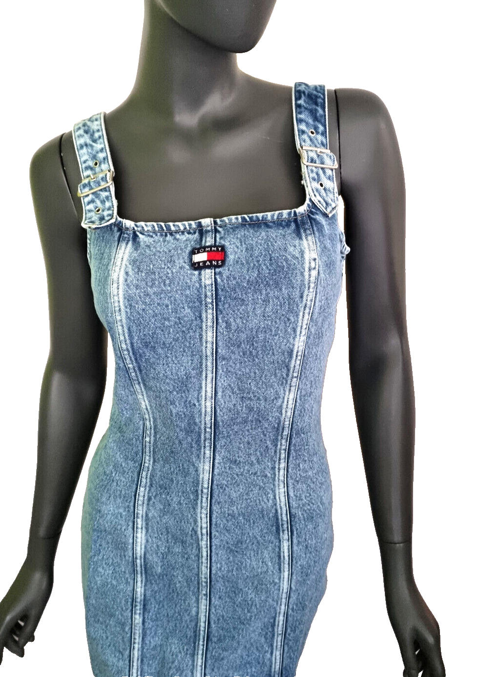 Tommy Hilfiger Buckle Mini Dress Jeanskleid Gr.40