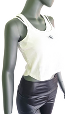 Zeige Bild Calvin Klein Badge Rib double Layer Top crop Gr.XXL  42-44 4