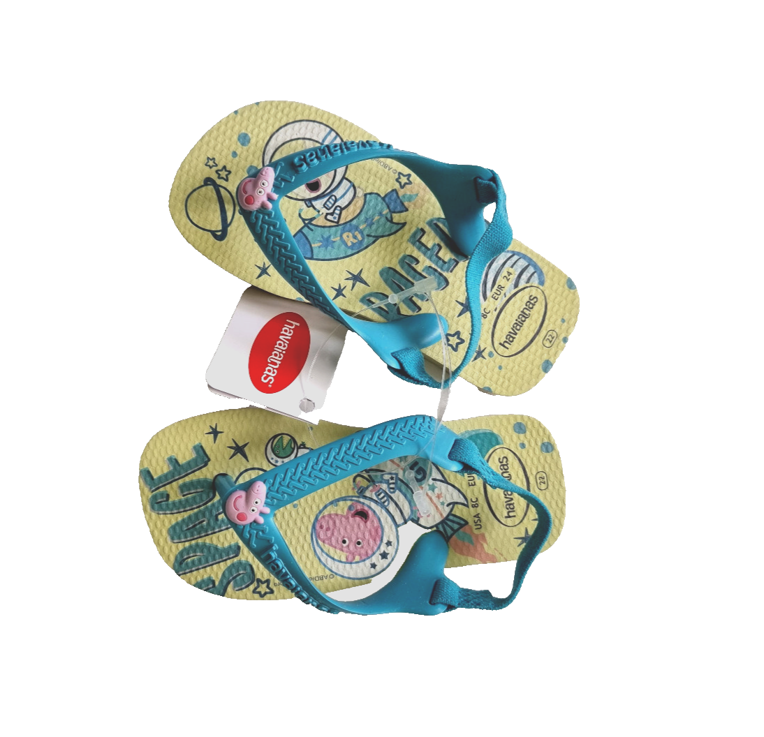 Havaianas Flip Flop Sandale Peppa Wutz Weltraum Gr.22