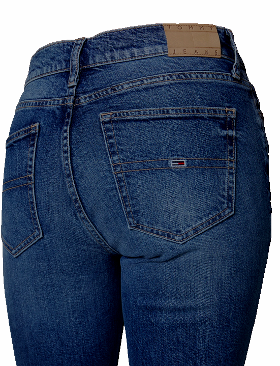 Tommy Hilfiger Maddie Bootcut Jeans mittelblau W33-L32