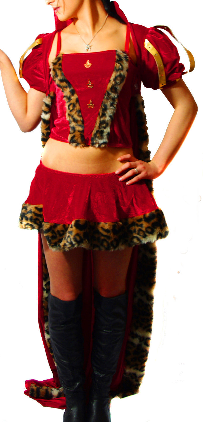 Faschingskostüm Karneval Königin deluxe Gr.34/36