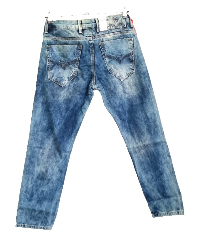 Cipo & Baxx Jeans Herren Regular Fit Hose Blau Used Design Gr.W34 L32