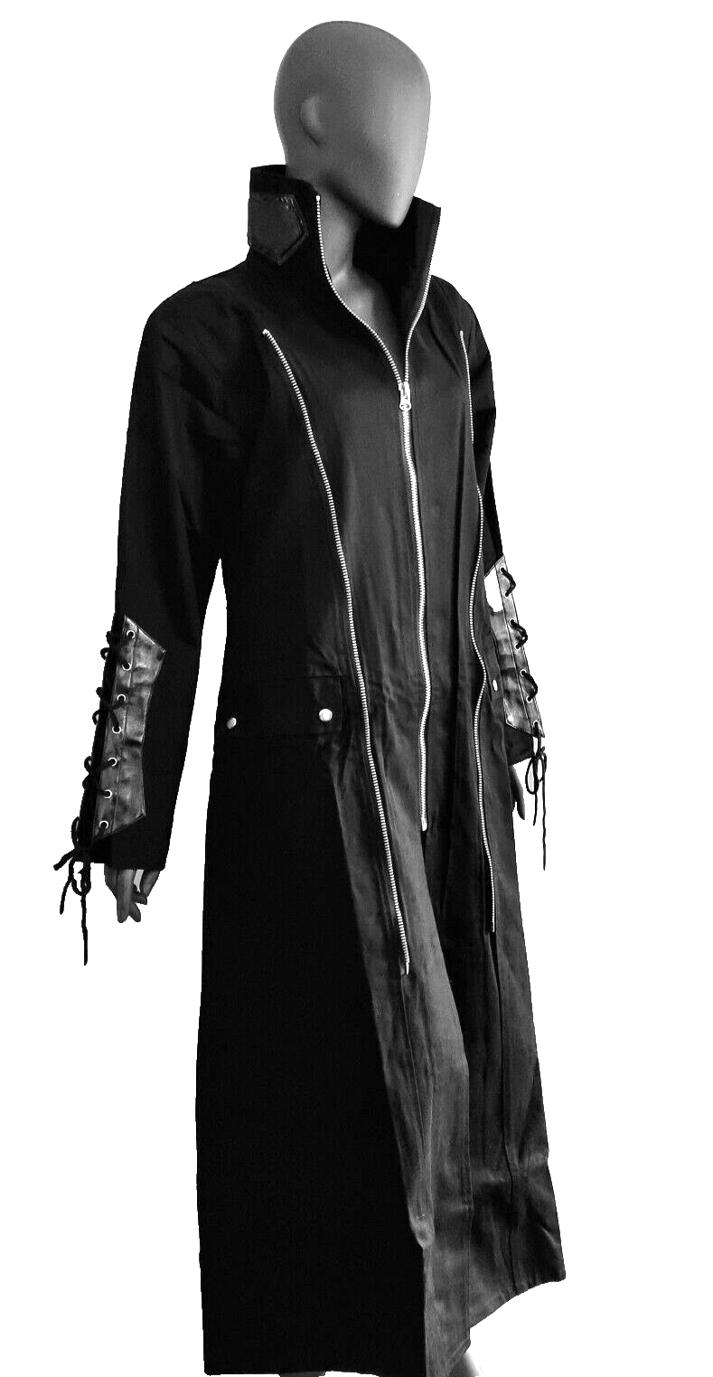Trenchcoat Steampunk Herren Gothic Victorian Military Larp Gr. L/XL