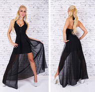 Lucas & Emma Longdress Maxikleid  Minikleid Schleppe Gr.34/36