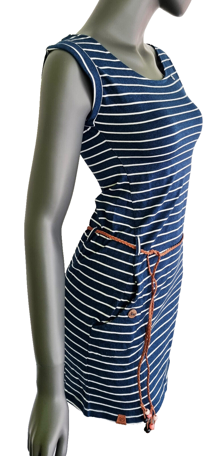 Ragwear Sommerkleid Tagg Stripes Strand Urlaub Marine Gr. XS-XL