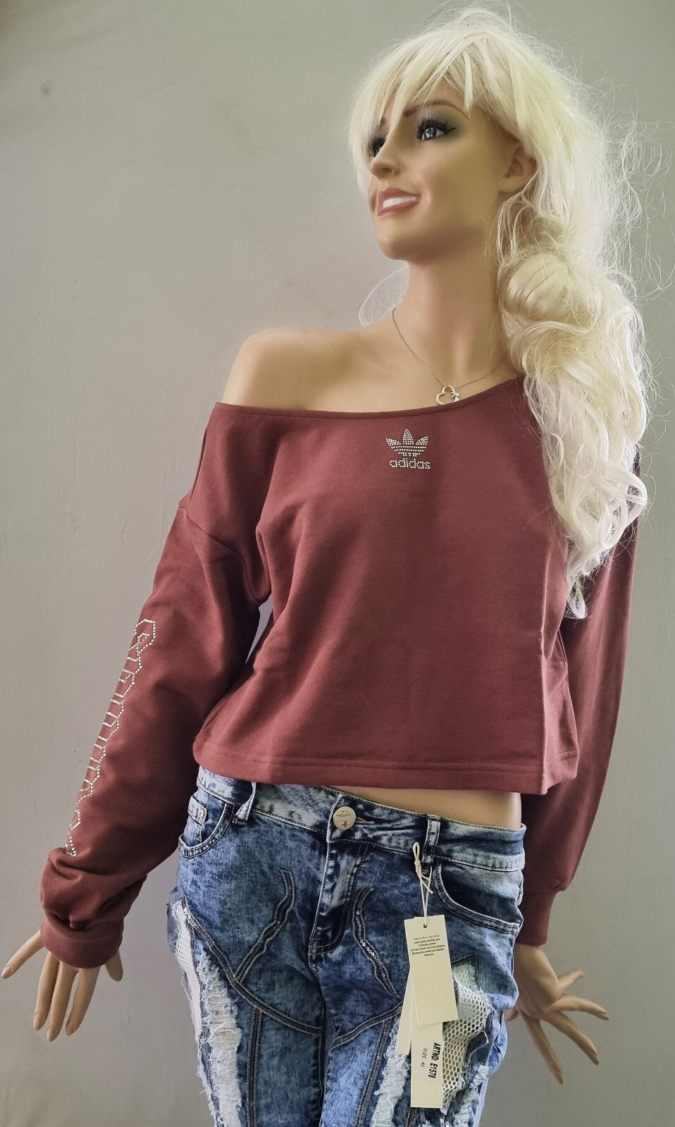 Adidas Originals 2000 Luxe Slouchy Crew  Gr. 34-42