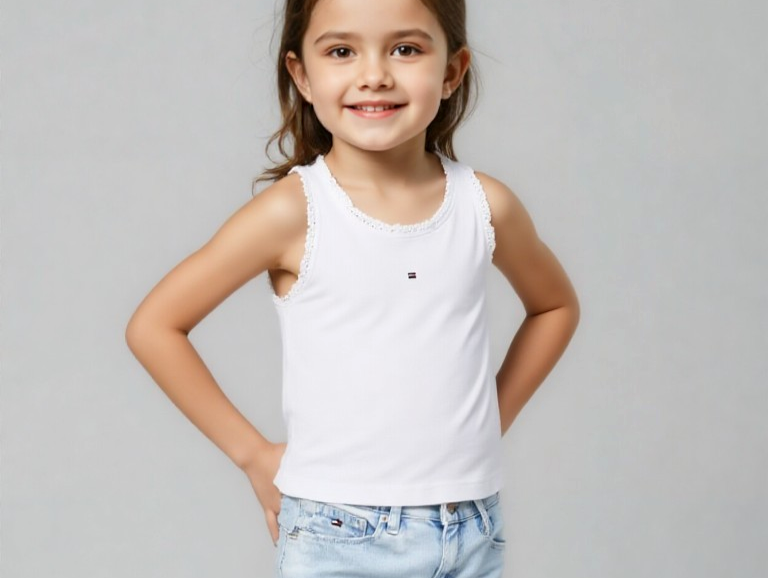 Tommy Hilfiger Rib Top Essential mit Rüschen Gr. 86