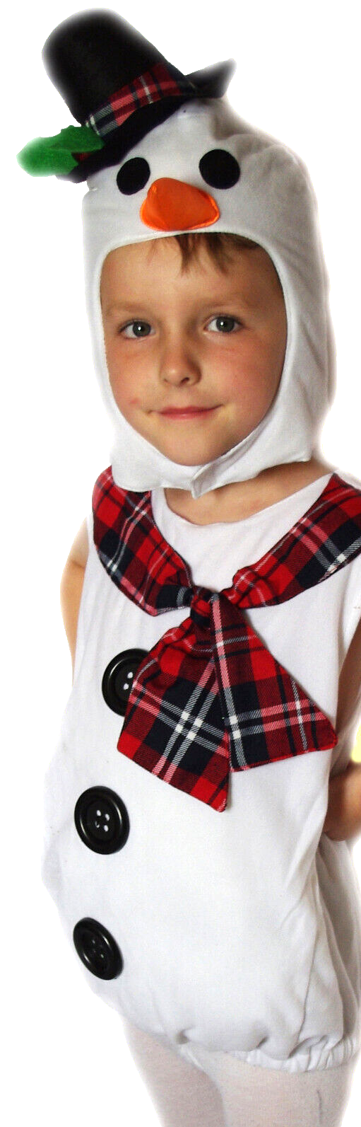 Schneemann Snowman Fasching Karneval Kostüm Gr.92-116