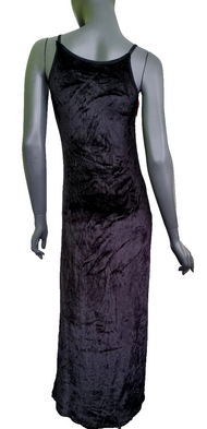 Bäres Nicki-Samtkleid Maxikleid Gothic , Boho  stretch Gr. 34-38  freesize