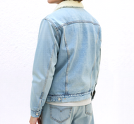 Levi's Herren Type 3 Sherpa Trucker Jeansjacke Übergangsjacke Gr.XXL/60-62