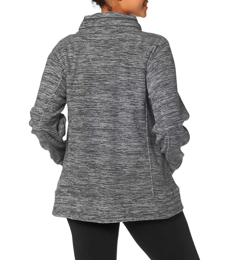 KangaROOS Fleecejacke grau melange Gr.40 - 50