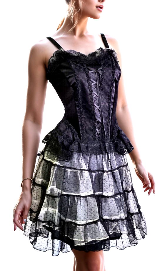 Bäres Tüllrock Srufenrock Gothic Punk Gr.36-42