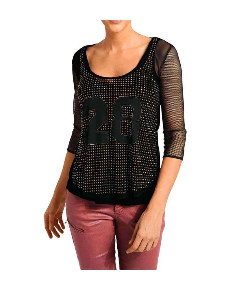 Shirt mit Nieten + Top 2 in 1 Gr. 34,38,40,42