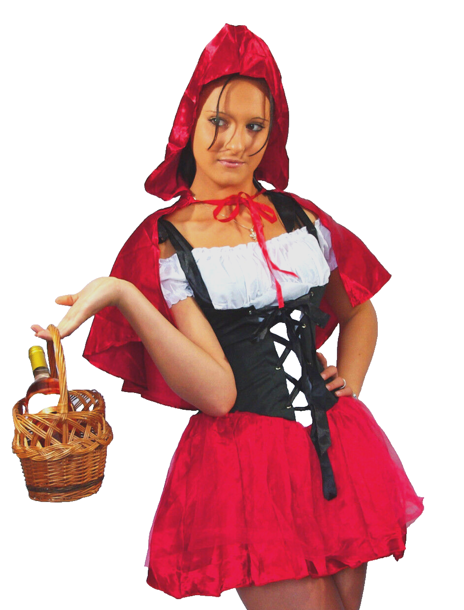 Faschingskostüm Karneval Rotkäppchen Gr.34/36