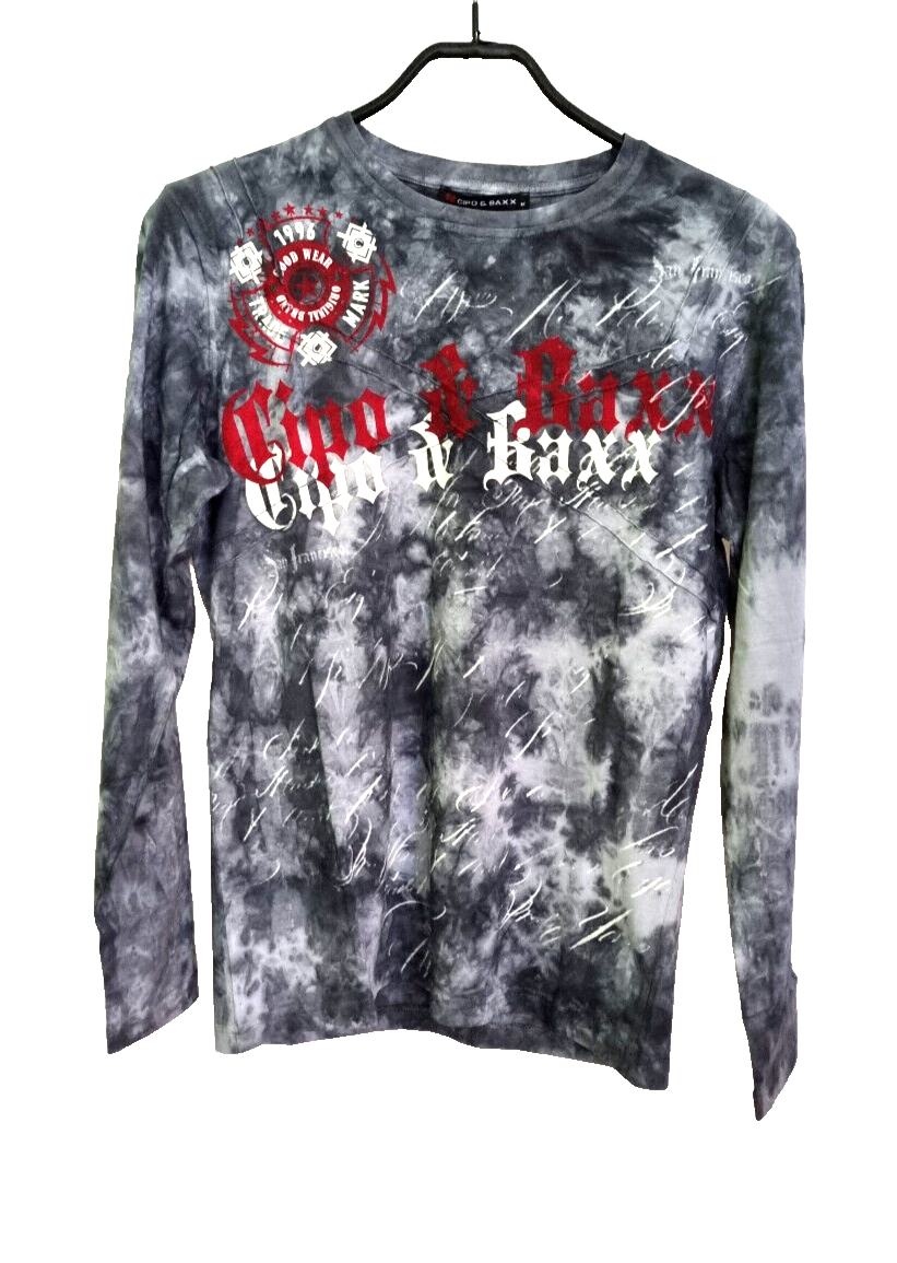 Herren Longsleeve Cipo & Baxx Gr.M