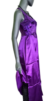 Bäres Gothic Maxikleid Mittelalter Gothic Witch lila Gr. 34