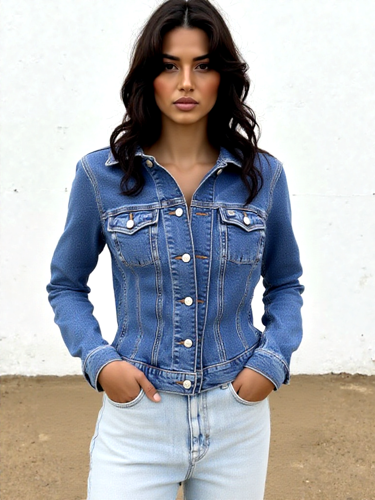 Tommy Jeans VIVIANNE JACKET - Jeansjacke - denim medium Gr.L/38