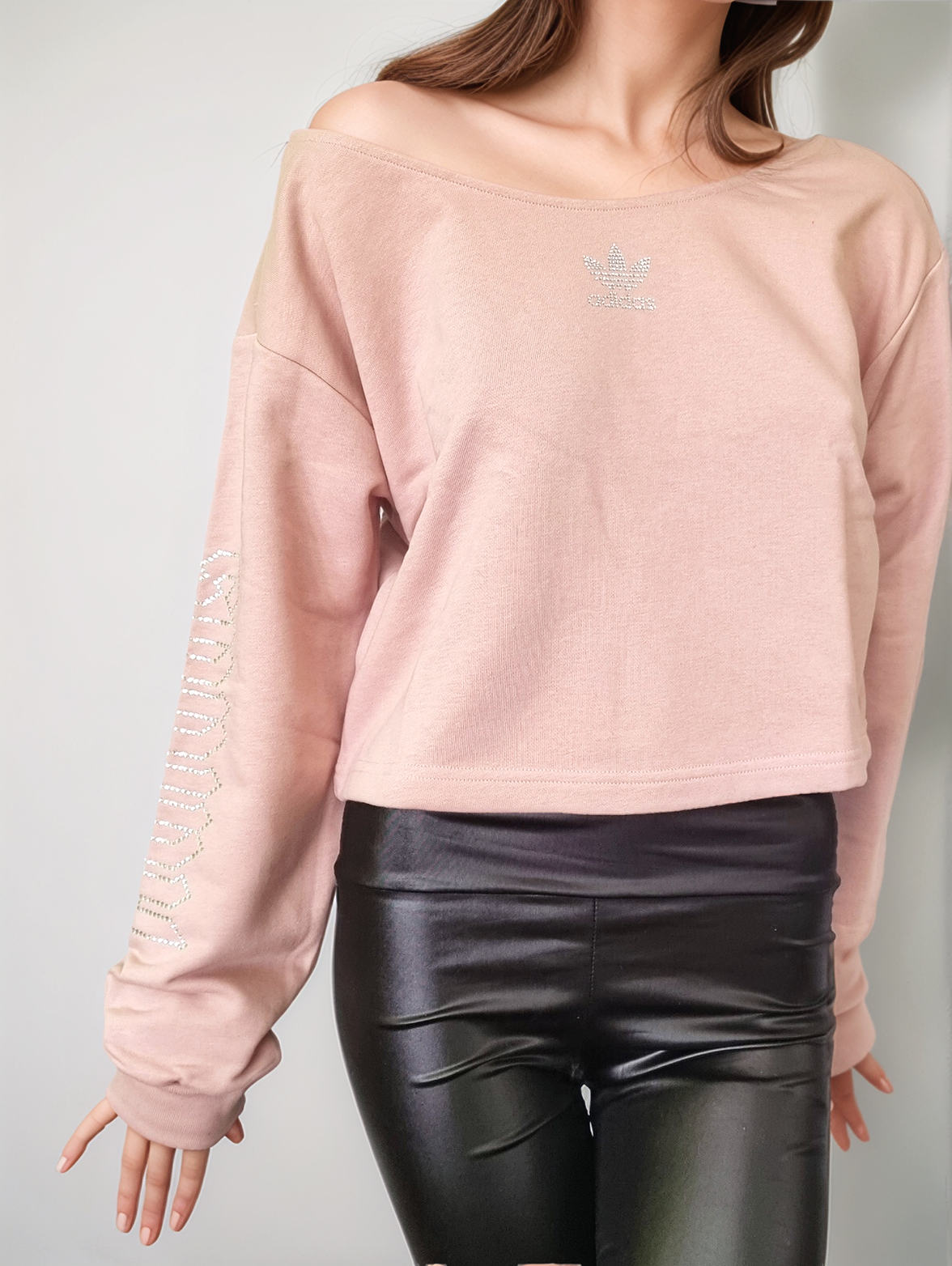 Adidas Originals 2000 Luxe Slouchy Crew beige Gr. 34,36