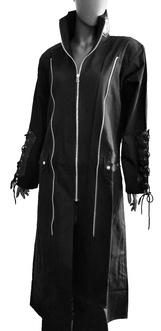 Trenchcoat Steampunk Herren Gothic Victorian Military Larp Gr.S/M