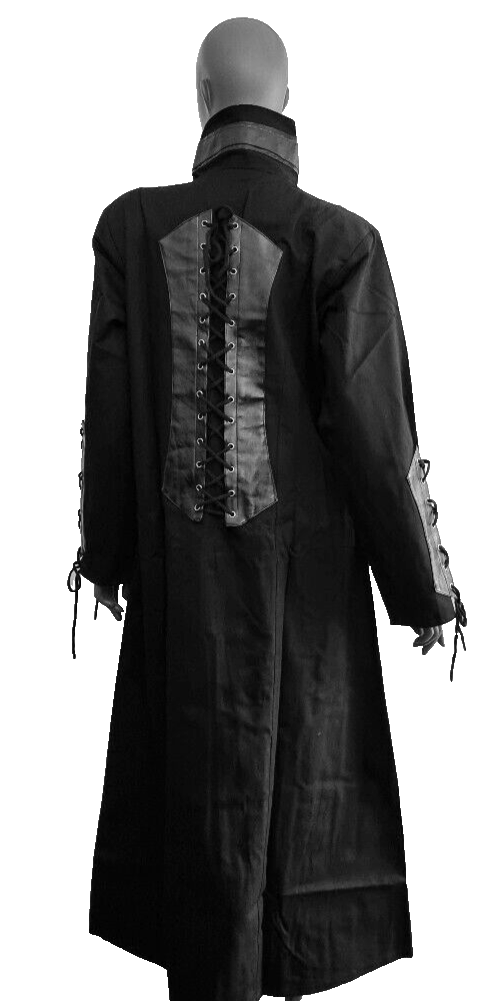 Trenchcoat Steampunk Herren Gothic Victorian Military Larp Gr. L/XL