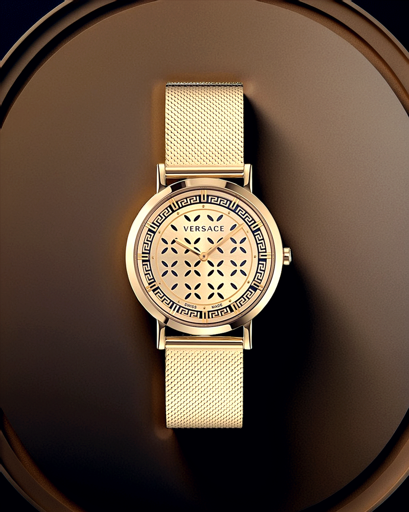 Versace Armbanduhr VE3M01323 Damenuhr gold