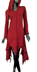 Zeige Bild Gugel ZipfelKleid Medieval Gothic Ethno Hippie Witch Pixie  Gr.S/M, L/XL 4