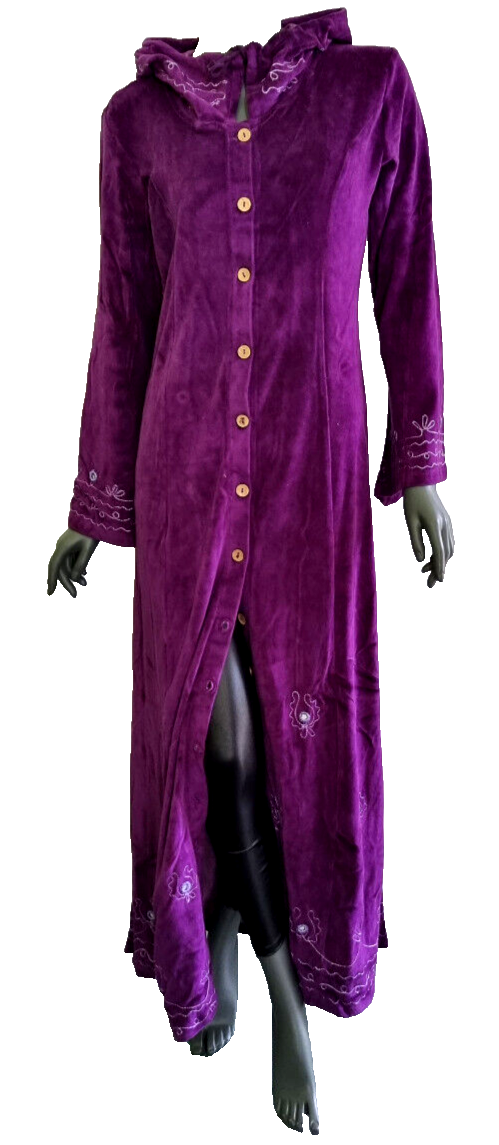 Nicki Samtmantel Druiden Gothic Larp Witch Role Playing Gr.34-38