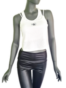 Zeige Bild Calvin Klein Badge Rib double Layer Top crop Gr.XXL  42-44 2