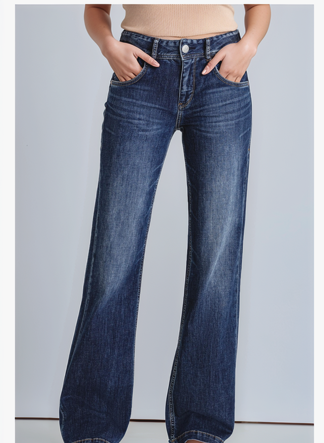 Herrlicher Jeans Edna Flared Jeans mysterious Gr.W32 L32