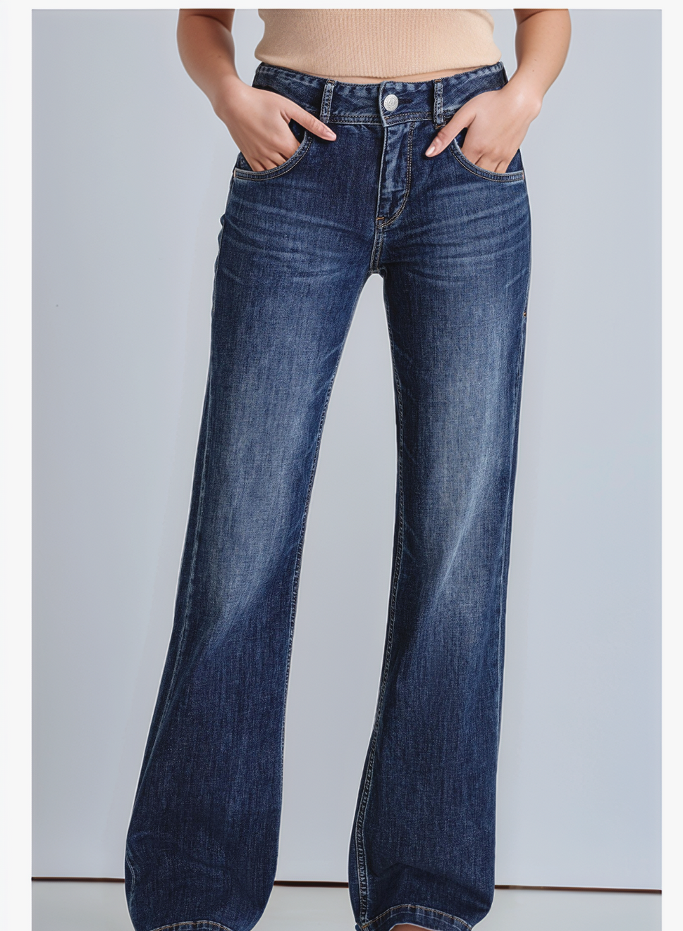 Herrlicher Jeans Edna Flared Jeans mysterious Gr.W32 L32