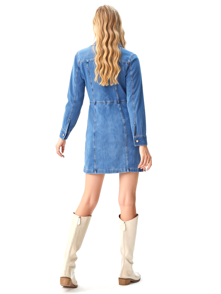 Levi's Jeanskleid Flynn blue Core Western A-Linie Levis Gr.M