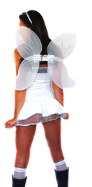 Zeige Bild Faschingskostüm Karneval Engel White Angel Gr. 34-38 onesize 2