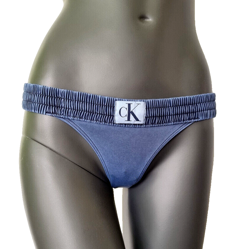 Calvin Klein Bikinihose blau brazilian half string Gr.S