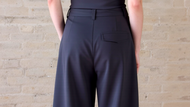 Zhrill wide leg Pants Rulan Techno blaugrau Gr. 42