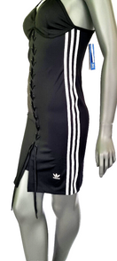 Zeige Bild Adidas Kleid Laced HK5084  Strap Dress Schnürung Gr.32-44 2