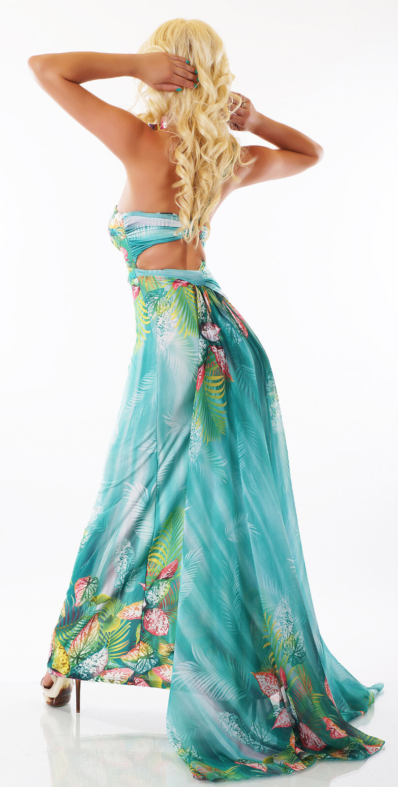 Jenny Fashion Longdress Maxikleid  Schleppe Gr.34/36