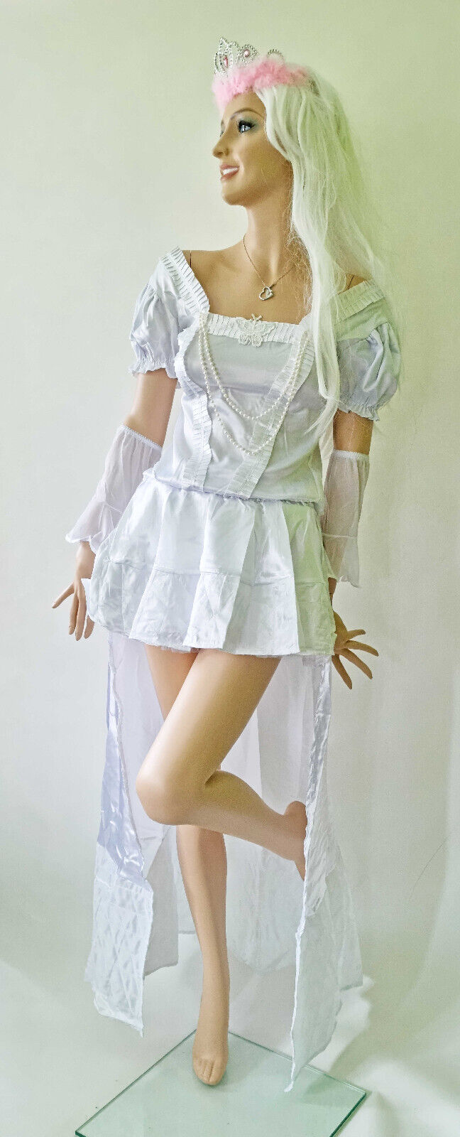 Faschingskostüm Karneval Schneekönigin Gr.38-40