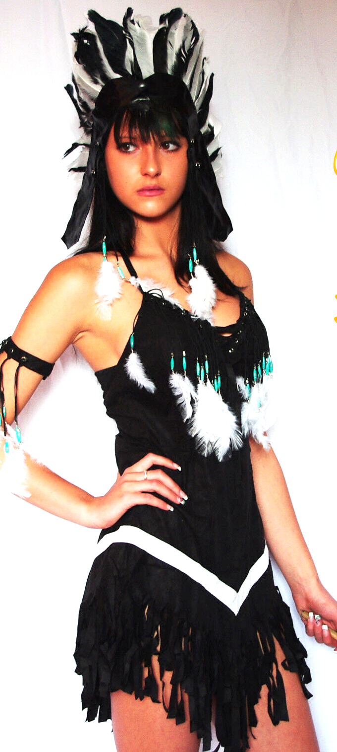 Faschingskostüm Karneval Indianerin Gr.34