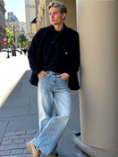 Zeige Bild Tommy Hilfiger Jeans oversize Hemdjacke  badge Teddy black Gr.XXL 2