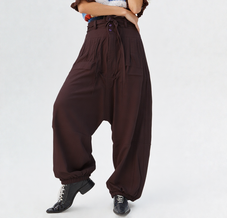 Haremshose Pumphose Aladinhose Pluderhose Yoga Goa Sarouel Baggy grün 40/42 xxl