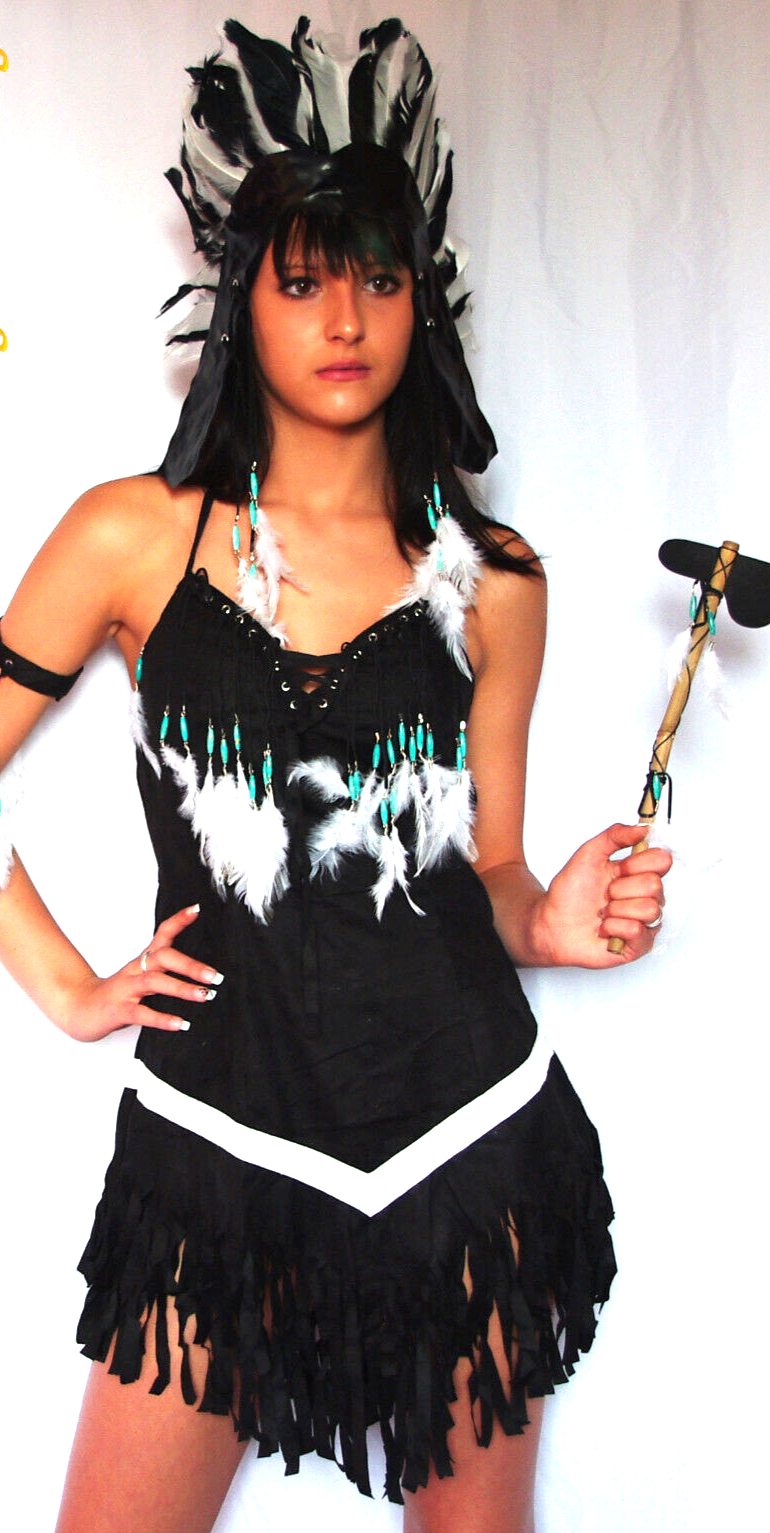 Faschingskostüm Karneval Indianerin Gr.34