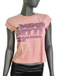 Zeige Bild Superdry vintage  Shirt short cut glitter altrosa lila Gr.M 2